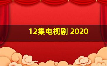 12集电视剧 2020